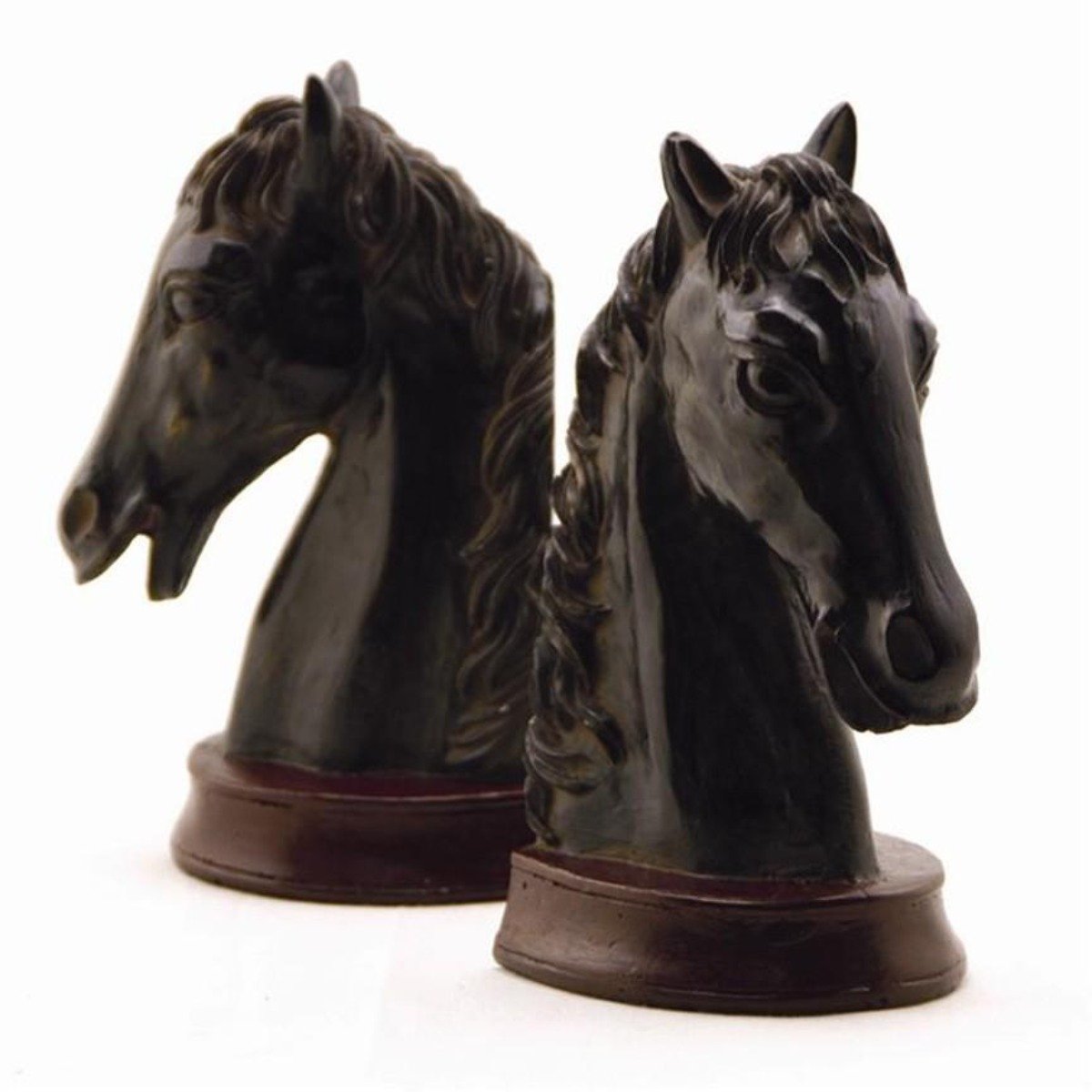 Horse Head Bookends-Decor | Iron Accents