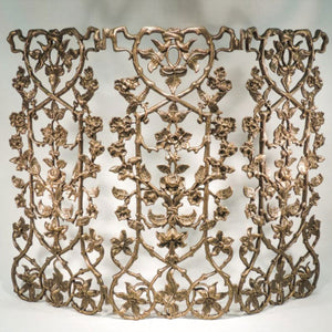 Jardiniare Fireplace Screen-Iron Accents