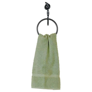 Knot Wrought Iron Towel Ring-Iron Accents