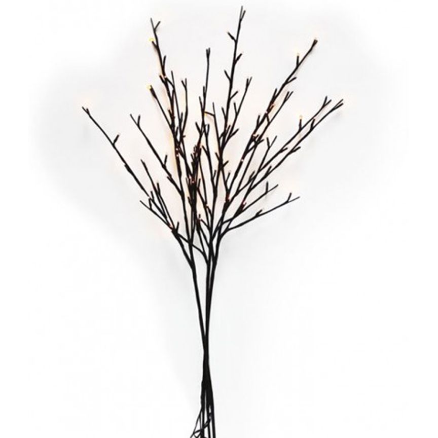 Lighted Willow Branch - 90 Led-Iron Accents