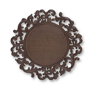 Metal Charger (Set-4)-Iron Accents