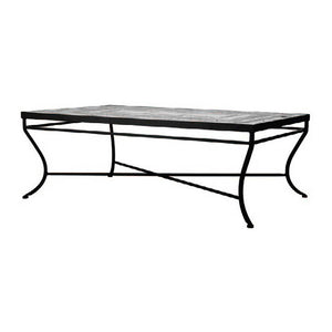 Mosaic Coffee Table - Rectangular-Iron Accents