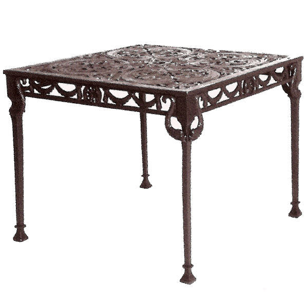 Neptune Patio Table-Iron Accents
