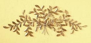 Olive Leaf Wall Plaque - Large-Iron Accents