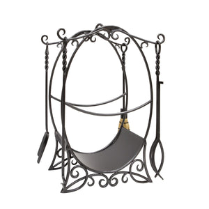 Cottage Wood Holder w/ Tools