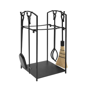 Mission Style Wood Holder w/ Tools