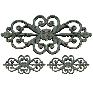 Parisian Drapery Treatment-Iron Accents