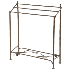 Pine Blanket Stand-Iron Accents