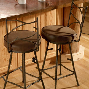 Pinebough Iron Stool