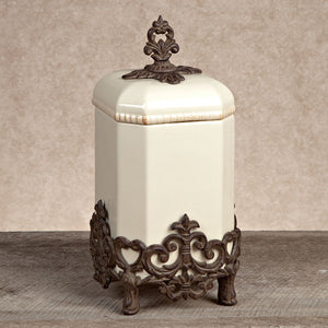 Provencal Canisters-Iron Accents