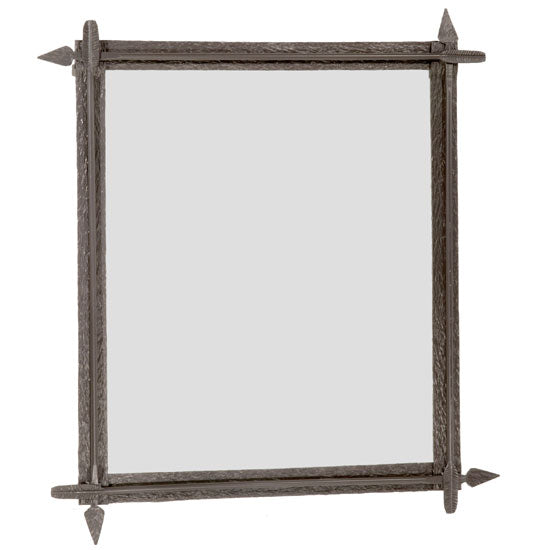 Quapaw Wall Mirror-Iron Accents