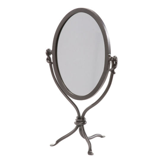 Queensbury Table Mirror-Iron Accents
