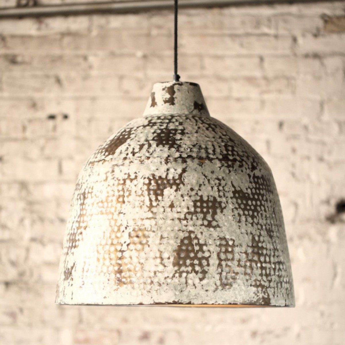 Rustic Style Pendant Lamp-Lighting | Iron Accents