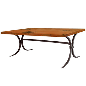 Salisbury Cocktail Table / Base -50x30-Iron Accents