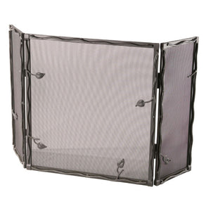 Sassafras Fire Screen-Iron Accents