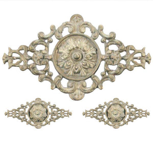 Savannah Drapery Treatment-Iron Accents