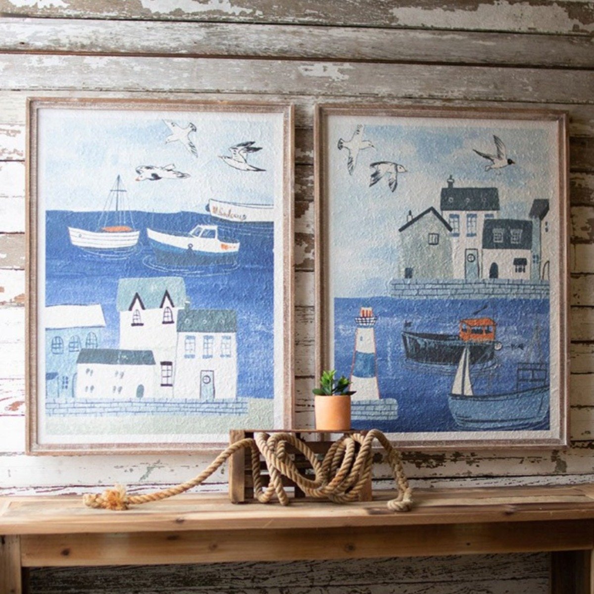 Seaside Prints-Wall | Iron Accents
