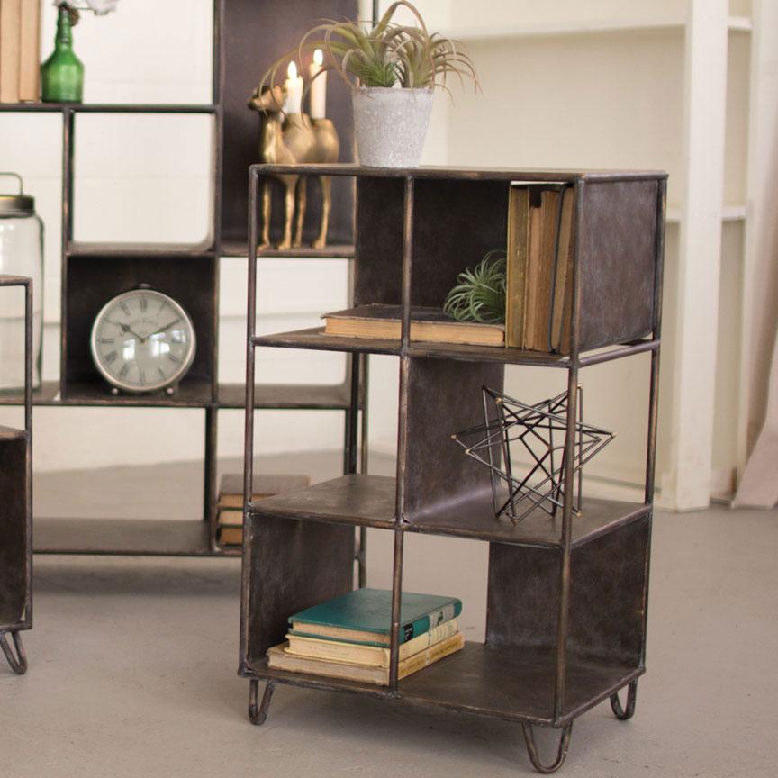 Short Metal Shelving Unit-Discontinued | Iron Accents