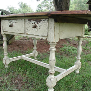 Wilmont Custom Kitchen Table-Iron Accents