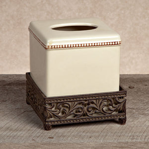 Tissue Cover-Iron Accents