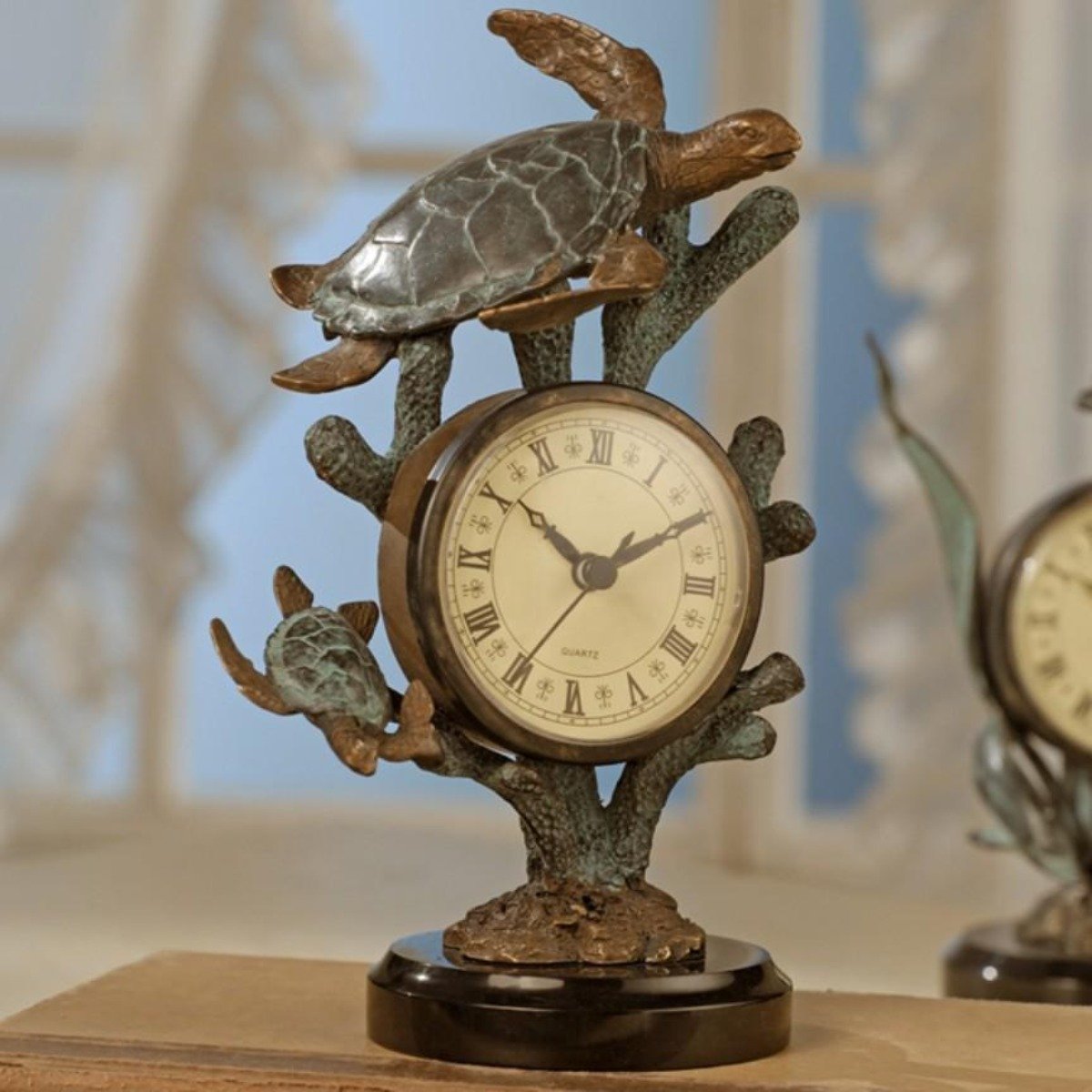 Turtle Clock-Decor | Iron Accents
