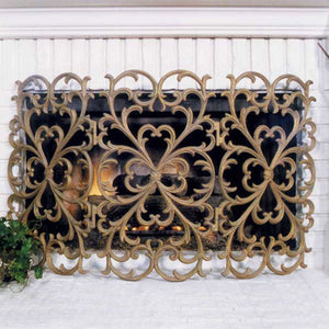 Valante Fireplace Screen-Iron Accents