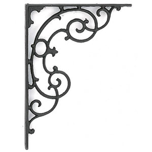 Victorian Scroll Shelf Bracket-Iron Accents