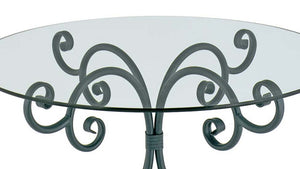Waterbury Breakfast Table-Iron Accents