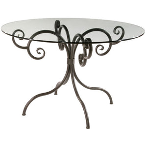 Waterbury Breakfast Table-Iron Accents