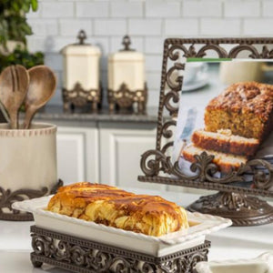 Acanthus Cookbook Holder-Iron Accents