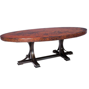 Winston Dining Table or Base for for 72x44 - 84x44 Tops-Iron Accents