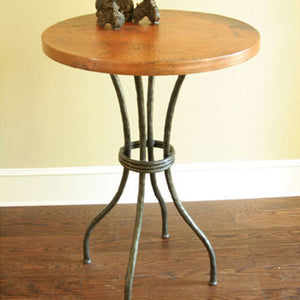 Woodland Bar Table / Base -30"-Iron Accents