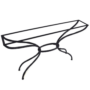 Woodland Console Table / Base -60x14-Iron Accents