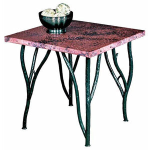 Woodland Side Table-Iron Accents