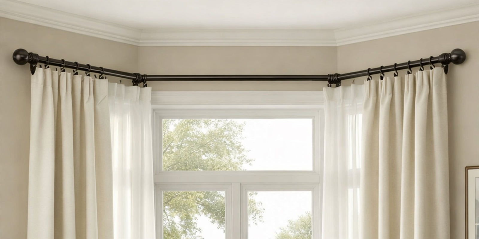 Measurement Guide for Bay Window Rods