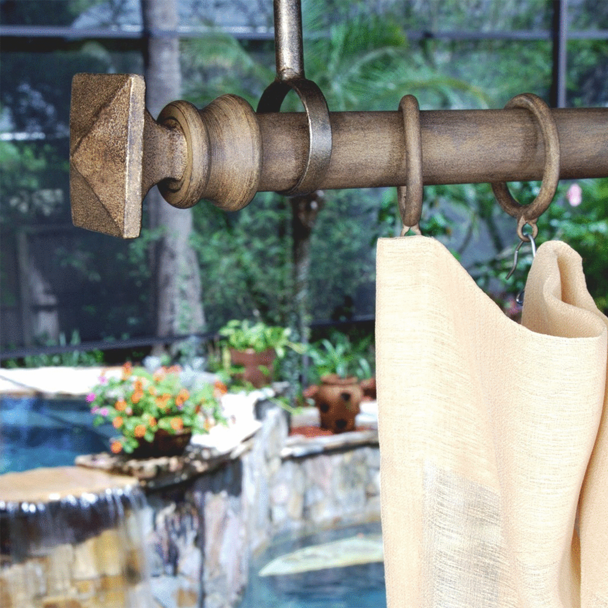 Artistica Outdoor Drapery Rods