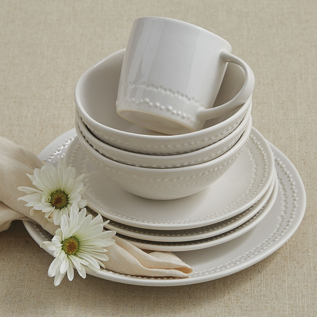 Ella Beaded Dinnerware Collection