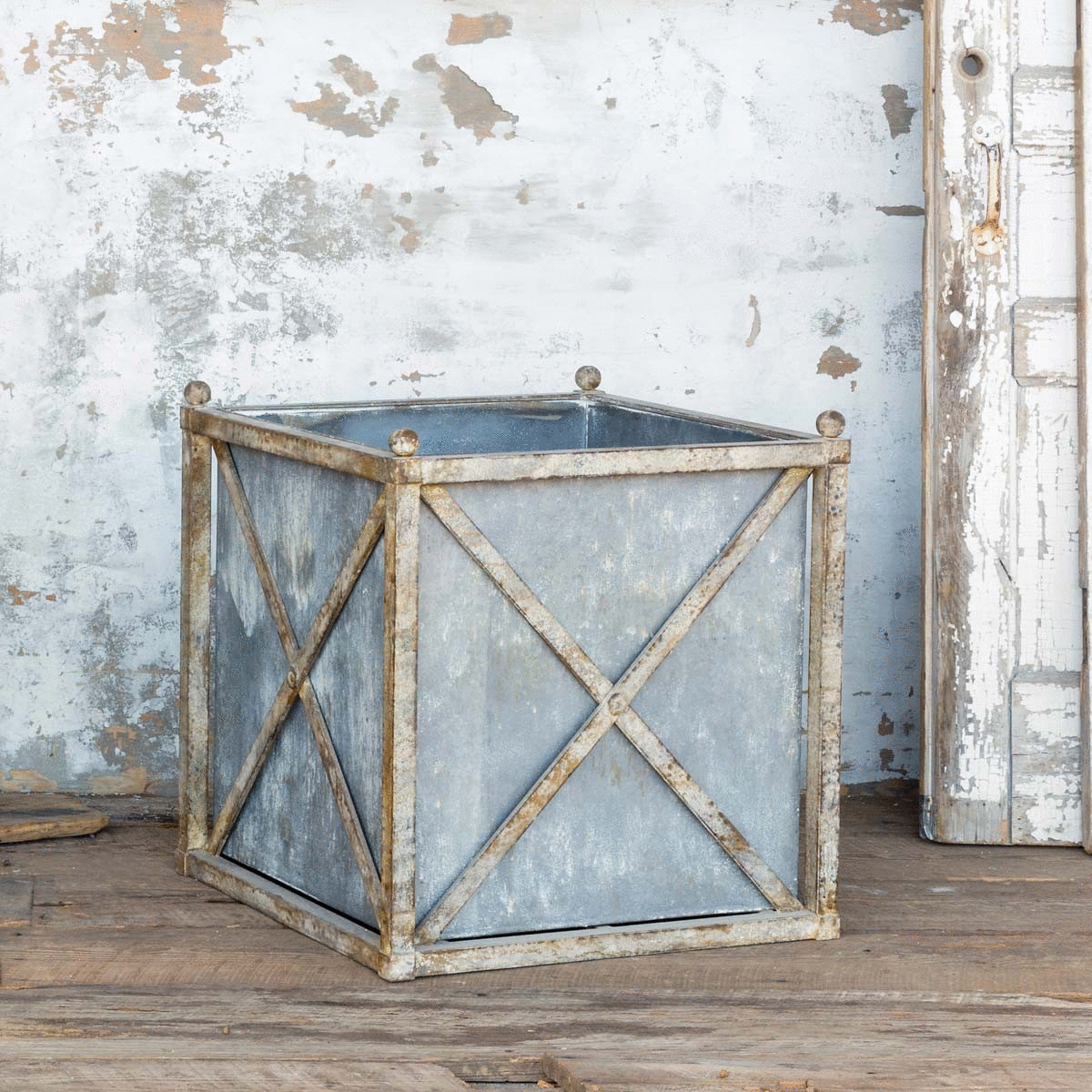 Decorative garden planters and plant stands