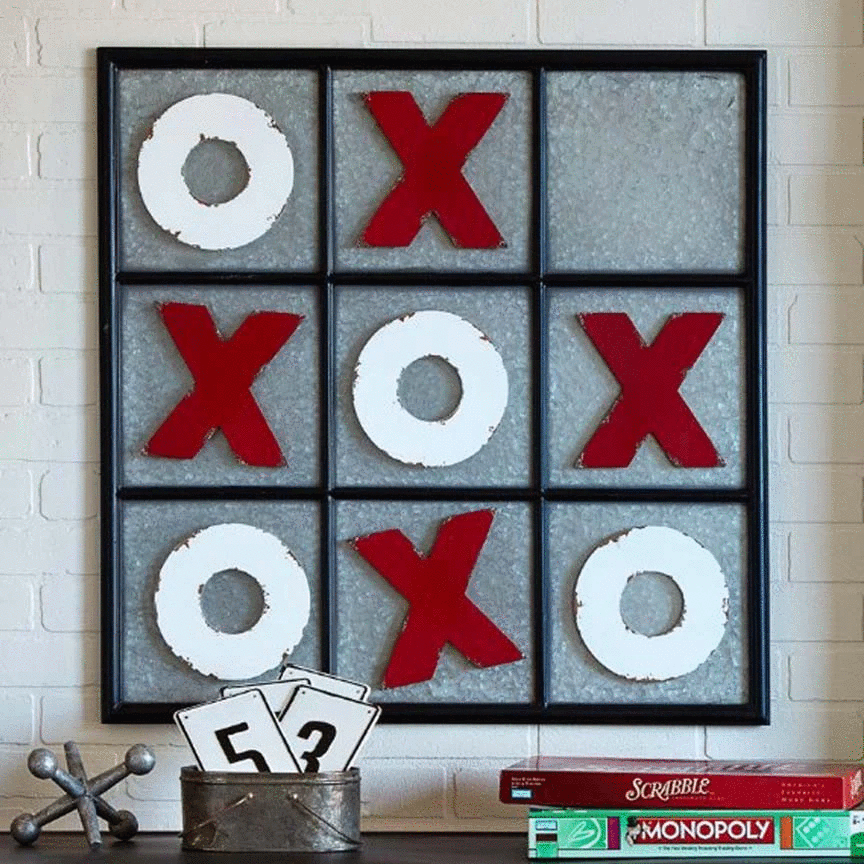 Decorative metal wall art with dimensional detail