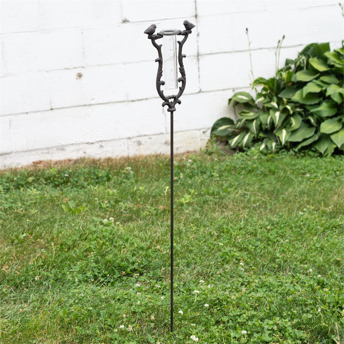 Songbird Yard Stake Rain Gauge