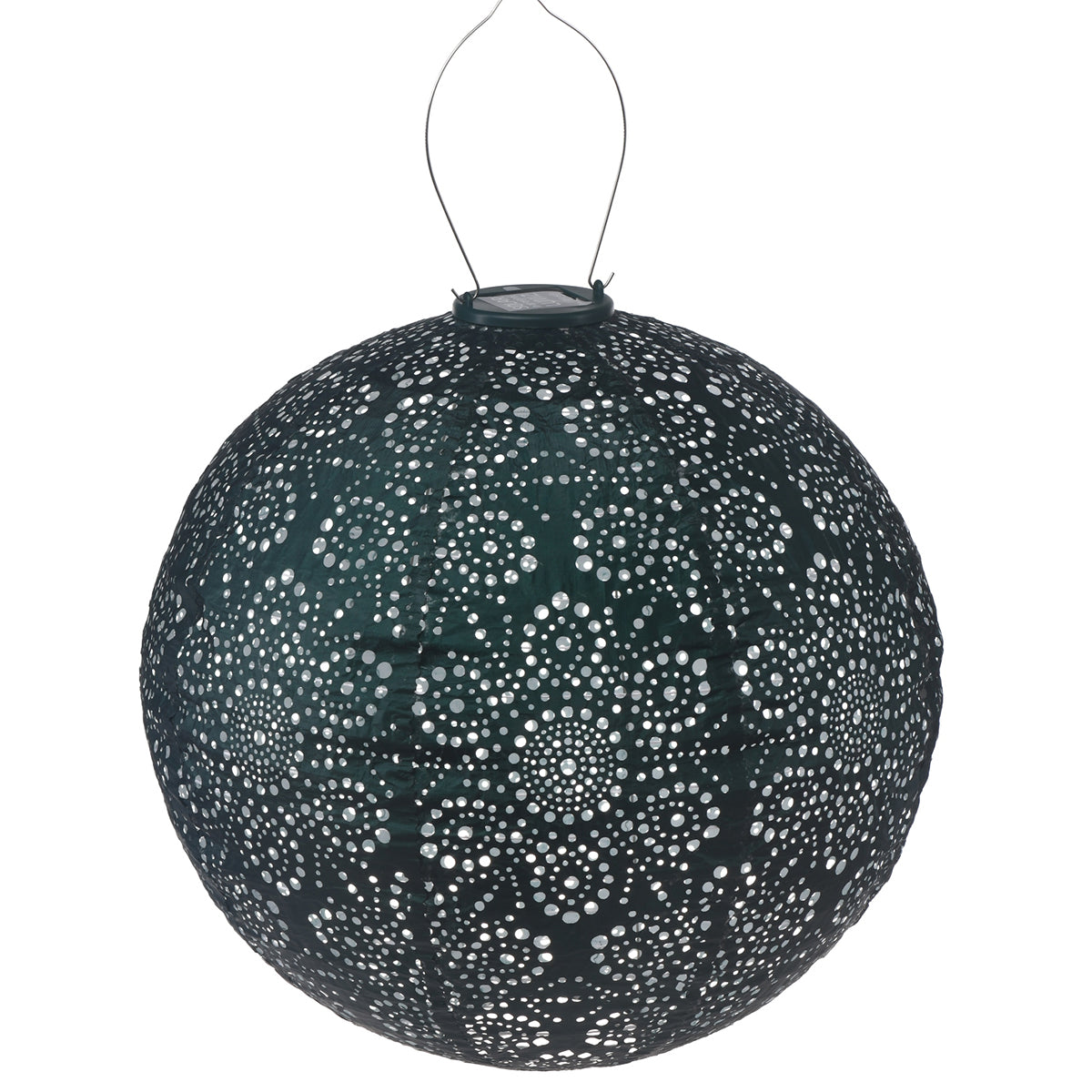 Indoor/Outdoor Globe Fiore Lantern - Green