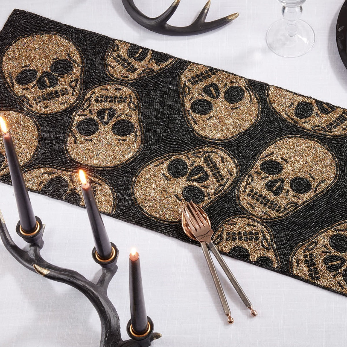 Beaded Skull Runner