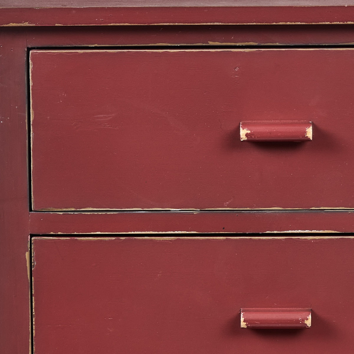 Aged Red Cupboard