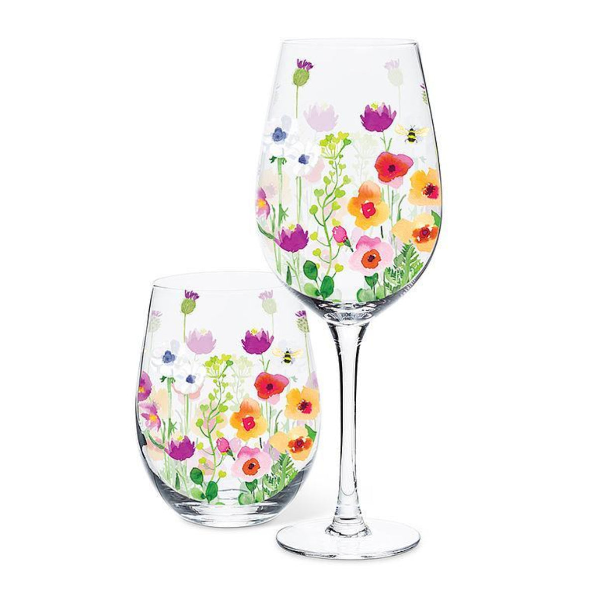 Bloomfield Garden Wine Glasses