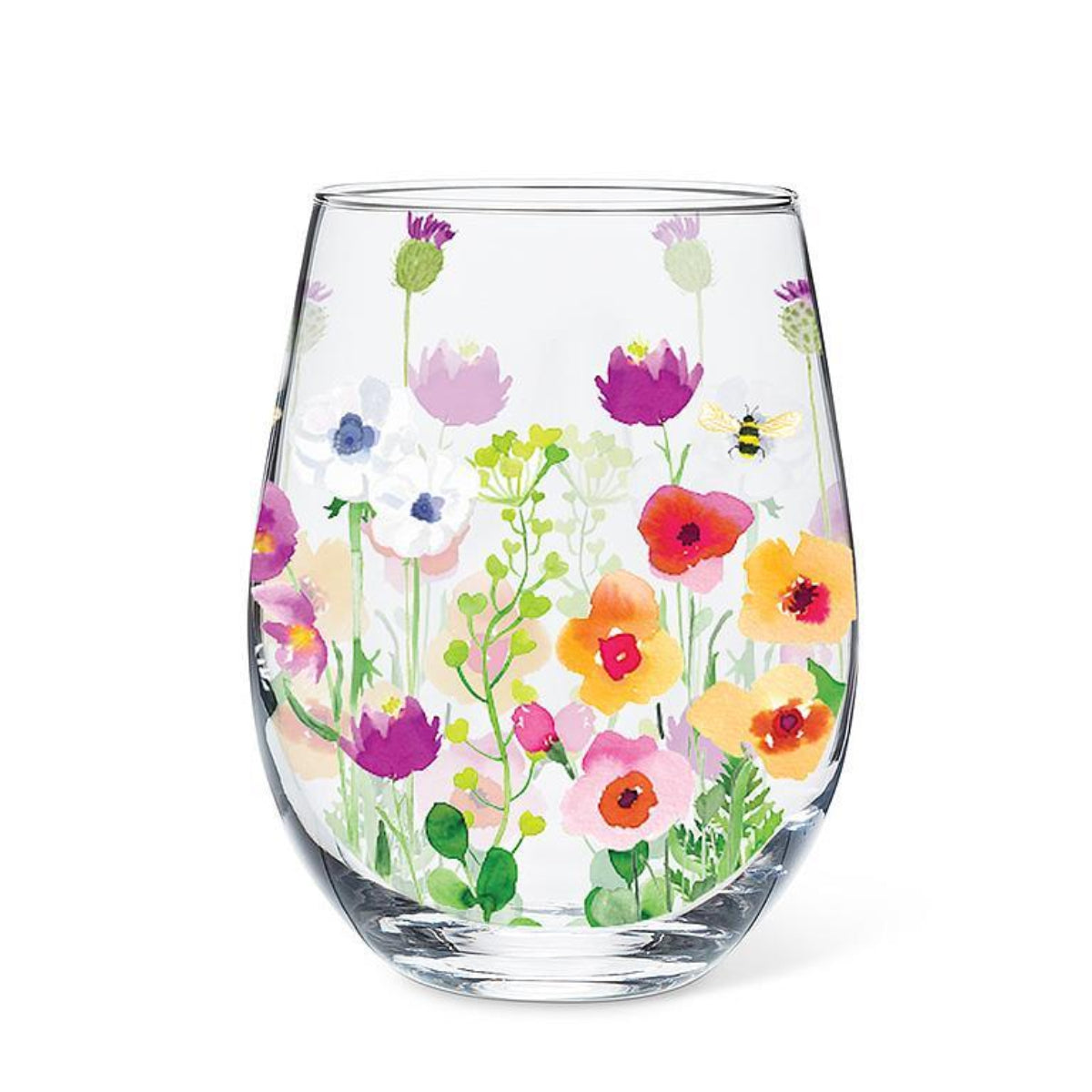 Bloomfield Garden Stemless Wine Glasses