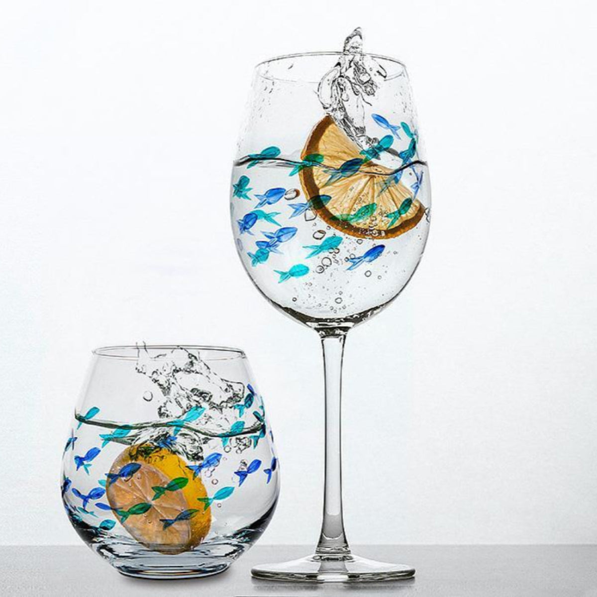 Ocean Breeze Wine Glass