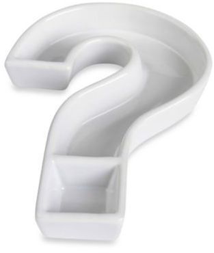 Ceramic Question Mark Dish