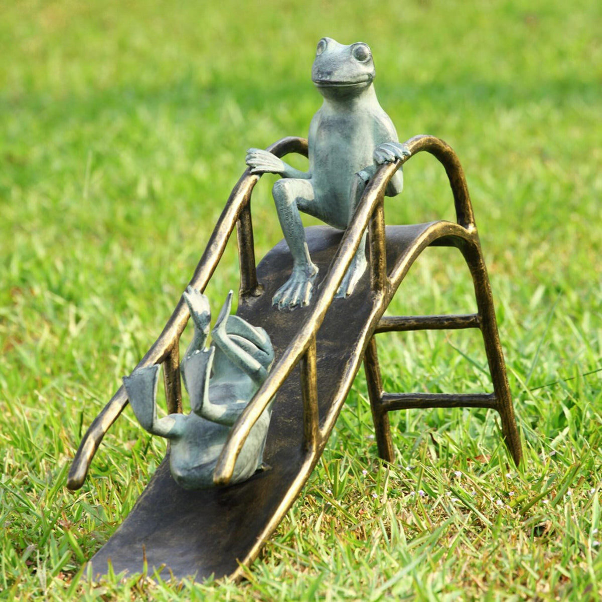 Frogs at Play Statue