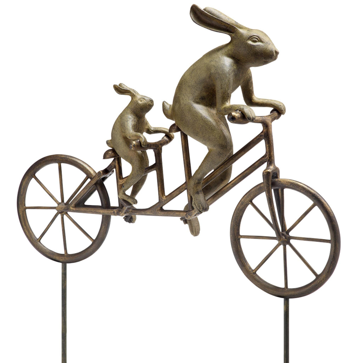 Tandem Bicycle Bunnies Garden