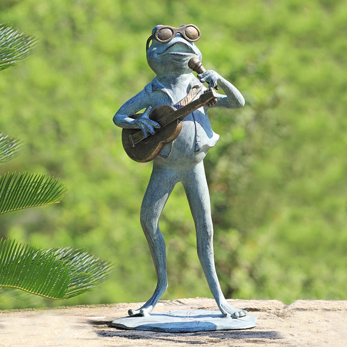 Ribbit & Roll Frog Sculpture